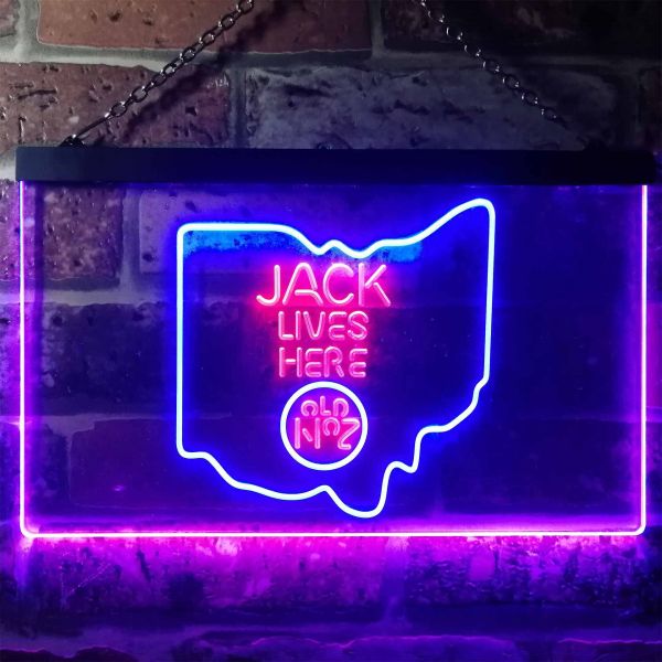 Jack Daniel's - Ohio Dual LED Neon Light Sign